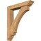 Ekena Millwork Imperial Traditional Smooth Bracket w/ Offset Brace, Western Red Cedar, 5 1/2"W x 28"D x 32"H BKT0604X28X32IMP01SWR - alternate 1